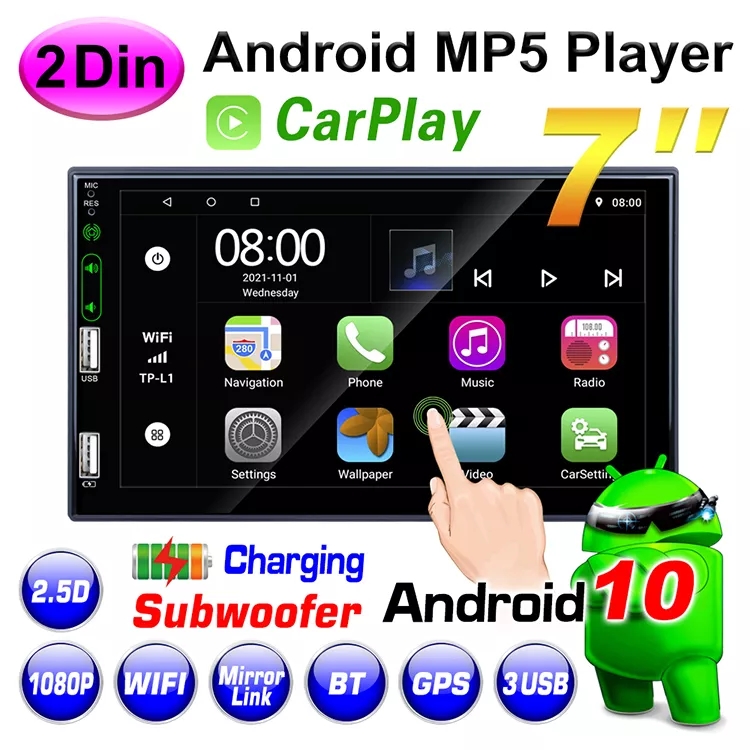 Android Car Multimedia Player with GPS Navigation K9